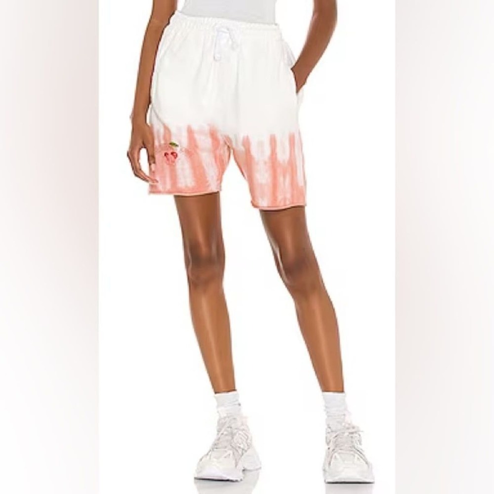 NWOT Boys Lie Cherry Pie Shorts In Pink | Sweatpant Shorts, Elastic, Size Medium - Picture 5 of 7